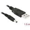 USB Kabel zasilania do DC 3,5 x 1,35mm męski 1,5m Delock 82377
