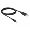 USB Kabel zasilania do DC 3,5 x 1,35mm męski 1,5m Delock 82377