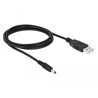USB Kabel zasilania do DC 3,5 x 1,35mm męski 1,5m Delock 82377
