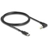Kabel zasilania USB - DC 4,0 x 1,7 mm męski 90° 1,5m Delock 85665