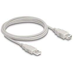 Kabel przedłużacz USB 2.0 A wtyk - USB 2.0 A gniazdo 3m beżowy Delock 82240 Kabel przedłużacz USB 2.0 A wtyk - USB 2.0 A gniazdo 3m beżowy Delock 82240