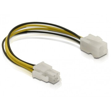 Kabel zasilający przedłużacz P4 - P4 męski-żeński 16 cm