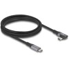 Kabel USB 20Gbps kątowy w lewo / w prawo USB PD 3.1 240W 2m Delock 81132