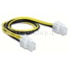 Kabel zasilający P4 - P4 męski-męski 30 cm