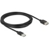 Przedłużacz USB 2.0 EASY USB typ A męski na EASY USB typ A żeński 3m Delock 81514