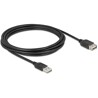 Przedłużacz USB 2.0 EASY USB typ A męski na EASY USB typ A żeński 3m Delock 81514
