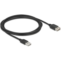 Przedłużacz USB 2.0 EASY USB typ A męski na EASY USB typ A żeński 2m Delock 81513 Przedłużacz USB 2.0 EASY USB typ A męski na EASY USB typ A żeński 2m Delock 81513