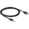 Przedłużacz USB 2.0 EASY USB typ A męski na EASY USB typ A żeński 2m Delock 81513
