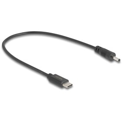 Kabel zasilający USB-C do wtyku DC 3,0 x 1,1mm męski 27cm Delock 85403
