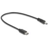Kabel zasilający USB-C do wtyku DC 3,0 x 1,1mm męski 27cm Delock 85403