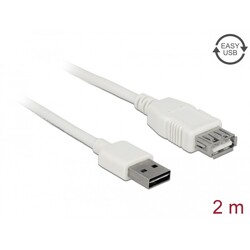 Przedłużacz%20USB%202.0%20typ%20A%20na%20USB%202.0%20typ%20A%20żeński%20biały%202m%20Delock%2085200