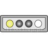 Kabel zasilający Molex - P4 męski-męski 30 cm