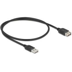 Przedłużacz USB 2.0 EASY USB typ A męski na EASY USB typ A żeński 50cm Delock 81511