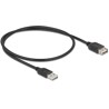 Przedłużacz USB 2.0 EASY USB typ A męski na EASY USB typ A żeński 50cm Delock 81511