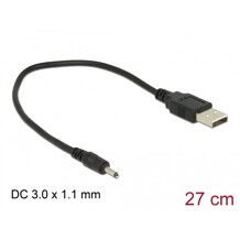 Kabel USB Power - DC 3,0 x 1,1mm wtyk 27cm Delock 83793