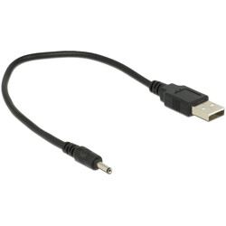 Kabel USB Power - DC 3,0 x 1,1mm wtyk 27cm Delock 83793