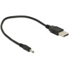 Kabel USB Power - DC 3,0 x 1,1mm wtyk 27cm Delock 83793