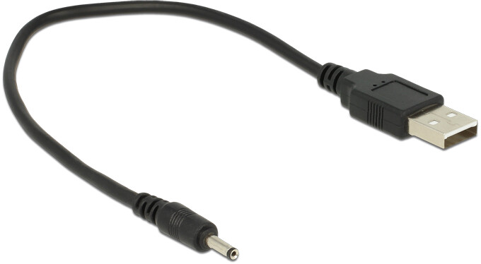 Kabel USB Power - DC 3,0 x 1,1mm wtyk 27cm Delock 83793