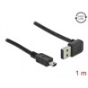 Przewód USB 2.0 typ A na USB 2.0 typ A 1m czarny Delock 83460