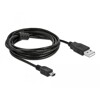 Kabel USB 2.0 A wtyk - USB 2.0 mini-B wtyk 3m czarny Delock 82311
