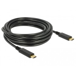 Kabel USB 2.0 typ C - typ C 4m PD 5A Delock 85206 Kabel USB 2.0 typ C - typ C 4m PD 5A Delock 85206