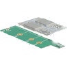 Konwerter SATA / USB 3.1 typ B wtyk żeński - gniazdo M.2 / mSATA Delock 62732