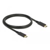 Kabel USB 3.1 10Gbps 2x typ C 1m PD 5A Delock 85531