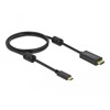 Aktywny kabel USB-C do HDMI - DP Alt Mode - 4K 60Hz 1m Delock 85969