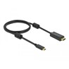 Aktywny kabel USB-C do HDMI - DP Alt Mode - 4K 60Hz 1m Delock 85969