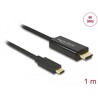Kabel USB-C na HDMI 4K 30Hz 1m czarny Delock 85258