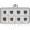 Kabel rozdzielacz zasilania 2xMolex - 1xPCI Express 8PIN