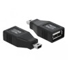 Adapter USB 2.0-A gniazdo - USB-mini wtyk Delock 65277