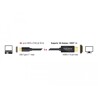 Kabel USB-C na HDMI 4K 30Hz 3m czarny Delock 85260
