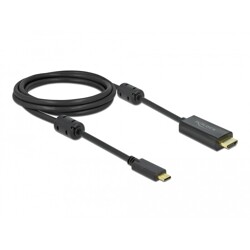 Aktywny kabel USB-C do HDMI - DP Alt Mode 4K 60Hz 2m Delock 85970