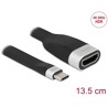 Płaski kabel wstążkowy FPC z USB-C do HDMI - DP Alt Mode 4K 60Hz 13,5cm Delock 86729