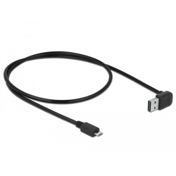 Przewód USB 2.0 typ A na USB 2.0 typ micro-B kątowy w górę / w dół 50cm Delock 85203 Przewód USB 2.0 typ A na USB 2.0 typ micro-B kątowy w górę / w dół 50cm Delock 85203