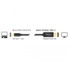 Kabel USB-C na DisplayPort męski - DP Alt Mode 4K 60Hz 3m czarny Delock 85257