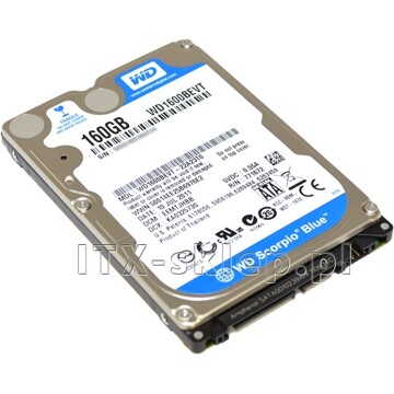 Western Digital Scorpio Blue 160GB 2.5" SATA II 5400 8MB WD1600BEVT