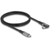 Kabel USB 40Gbps kątowy w lewo / w prawo USB PD 3.1 240W 1m Delock 81131