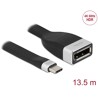 Płaski kabel wstążkowy FPC z USB-C do DisplayPort - DP Alt Mode 4K 60Hz 13,5cm Delock 86731