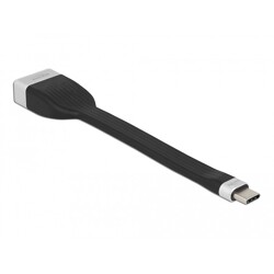 Płaski kabel wstążkowy FPC z USB-C do DisplayPort - DP Alt Mode 4K 60Hz 13,5cm Delock 86731