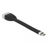 Płaski kabel wstążkowy FPC z USB-C do DisplayPort - DP Alt Mode 4K 60Hz 13,5cm Delock 86731