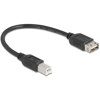 Kabel USB 2.0 USB typ B męski na EASY USB typ A żeński 20cm Delock 81528