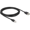 Kabel USB 2.0 USB typ B męski na EASY USB typ A żeński 3m Delock 81532
