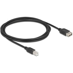 Kabel USB 2.0 USB typ B męski na EASY USB typ A żeński 2m Delock 81531 Kabel USB 2.0 USB typ B męski na EASY USB typ A żeński 2m Delock 81531