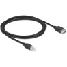 Kabel USB 2.0 USB typ B męski na EASY USB typ A żeński 2m Delock 81531