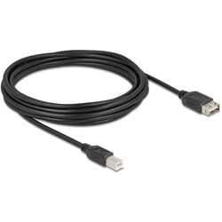 Kabel USB 2.0 USB typ B męski na EASY USB typ A żeński 5m Delock 81533