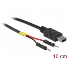 Kabel rozdzielacz zasilający USB mini-B do 2x pin wtyk męski 10cm Delock 85412