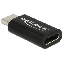 Adapter USB-C męsko-żeński zgodny z USB 40Gbps oraz Thunderbolt 3 i 4 Delock 65697