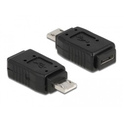Adapter USB micro A+B gniazdo / micro A wtyk Delock 65032